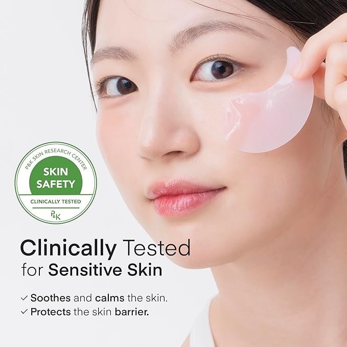 TEREZ & HONOR Peptide Collagen Hydrogel Eye Patches - 24 Pairs Korean Under Eye Masks for Puffy Eyes, Dark Circles, Wrinkles & Undereye Bags - Firming, Hydrating, Travel & Gift Ready Skincare Eye Pads