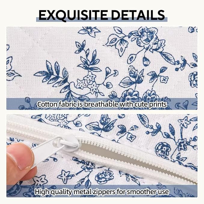 Floral Makeup Bag,Floral Quilted Make Up Bag,Large Cosmetic Bag,Fashionable Travel Makeup Pouch, Cute Portable Storage Bag,Puffy Coquette Makeup Bag, Attractive Quilted Pouch
