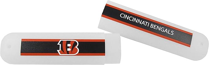 Siskiyou Sports NFL Cincinnati Bengals Unisex Travel Set Toothbrush and Travel Case,White,One Size
