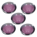 5pcs Round Faux Lash Box Durable Eyelash Case for Organized Storage of False Eyelashes Portable and Compact Design for Travel and Daily Makeup Use