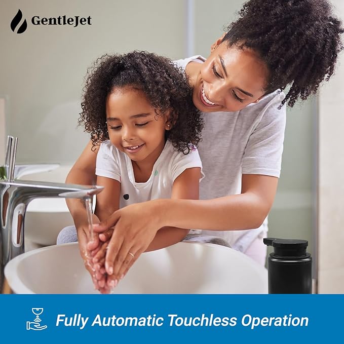 SimpleFoam Automatic Foaming Soap Dispenser – Touchless Sensor, USB-C Rechargeable, IPX5 Waterproof, Dual Output for Bathroom Kitchen Sink, ABS Compact Design