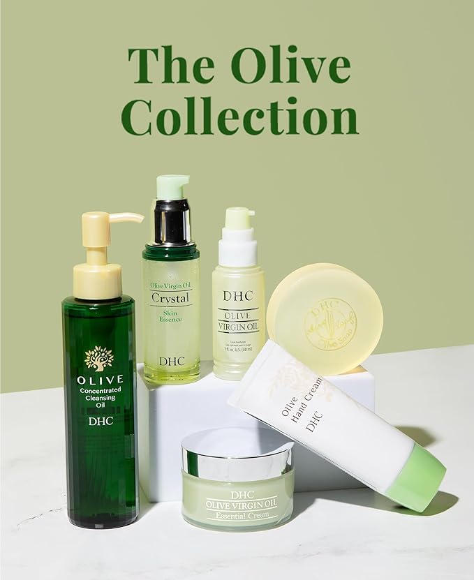 DHC Olive Concentrated Cleansing Oil, Hydrating Facial Cleansing Oil, Makeup Remover, Residue-Free, Dry Skin, Fragrance and Colorant Free, 5 fl. oz.