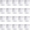 ZJchao Beard Cutting Cloth, 20pcs Disposable Beard Apron Liners Trimming Degradable Sink Collect Beard Catcher Grooming Cape Stubble Beard Hair Catcher for Man Father Husband Boyfriend