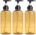 Soap Shower Dispenser, YACEYACE 3Pcs 16.9oz Soap Dispenser Bottles Set, Shampoo Bottles with Pump, Shower Dispenser for Bath, Kitchen,Hand Wash,Salon
