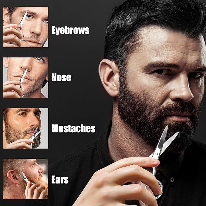 Fathers Day Dad Gifts Beard Brush for Men Him Boyfriend Husband from Wife Mustache Christmas Stocking Stuffers Anniversary Birthday Valentines Day Father's Day