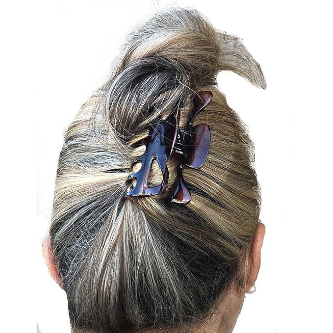 Camila Paris CP42 French Hair Clip for Women, 3.5 inch Tortoise for Thick Volume Hair, Girls Hair Claw Clips Jaw, Durable Styling Hair Accessories for Women, Strong Hold No Slip Grip, Made in France