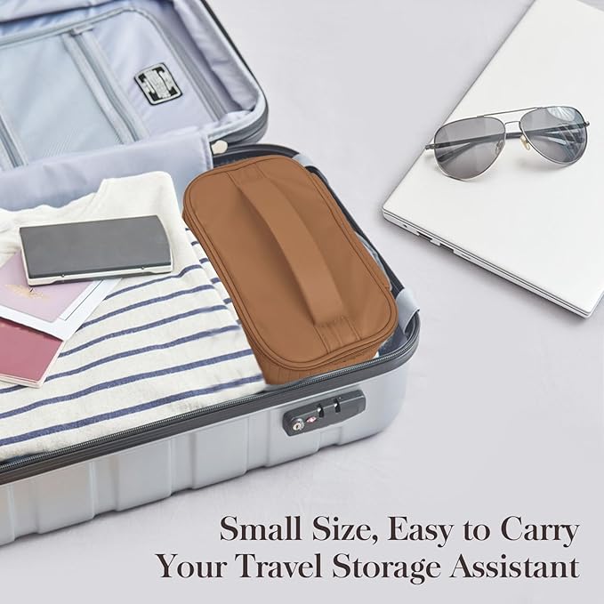 Makeup Bag Travel Cosmetic Bag, Large Capacity Makeup Organizer Bag and Storage, Portable PU Leather Pouch Toiletry Bag Make up Organizer, Cosmetic Bags for Women