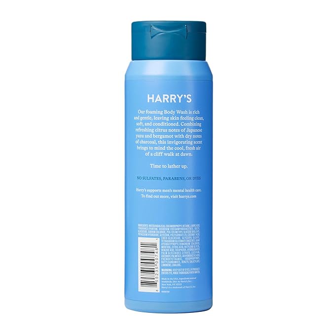 Harry's Men's Body Wash Shower Gel - Stone, 16 Fl Oz (Pack of 4) - Packaging May Vary