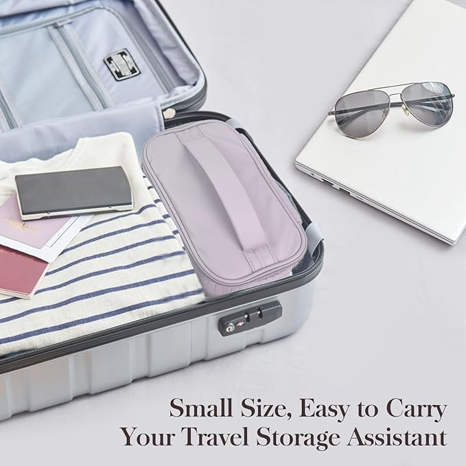 Makeup Bag Travel Cosmetic Bag, Large Capacity Makeup Organizer Bag and Storage, Portable PU Leather Pouch Toiletry Bag Make up Organizer, Cosmetic Bags for Women