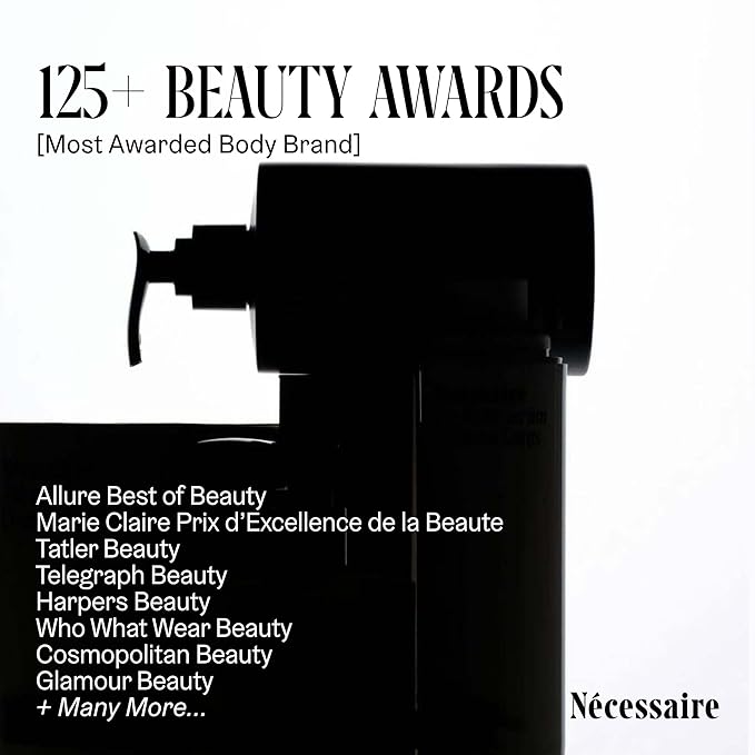 Nécessaire The Body Wash Santal. Multi-Oil Shower Gel Body Wash for Women + Men. Non-Comedogenic + Hypoallergenic for Sensitive Skin with Niacinamide. 500ml/16.9 fl oz
