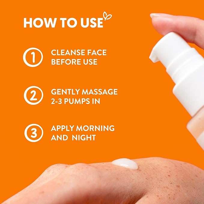 By Nature Vitamin C + Collagen Face Serum - Restore and Energize Tired Skin with Vitamin C, Plumping Collagen, Plus Texture Enhancing Turmeric - Premium Skin Care Serum for Face - 3fl. oz.