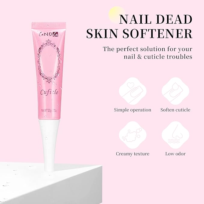 Nail Cuticle Remover Liquid Pen 2PCS – Gentle Plant-Based Formula, No Nip No Cut, Easy Push-Out Design for Home & Salon Nail Cuticle Care