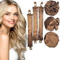 3Sets/6PCS Ariuvor New Satin Heatless Hair Curler,Hair Rollers for Heatless Curls with Hair Caps,Soft Heatless Curling Rod Headband for All Hair Types,No Heat Curling to Sleep in Overnight (brown)