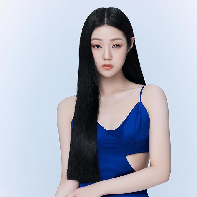 eZn Pudding Hair Dye for Sensitive Scalps – (Deep Black) | No-Drip, Ammonia-Free, Long-Lasting Semi-Permanent Hair Color with Keratin for Gentle Gray Coverage at Home