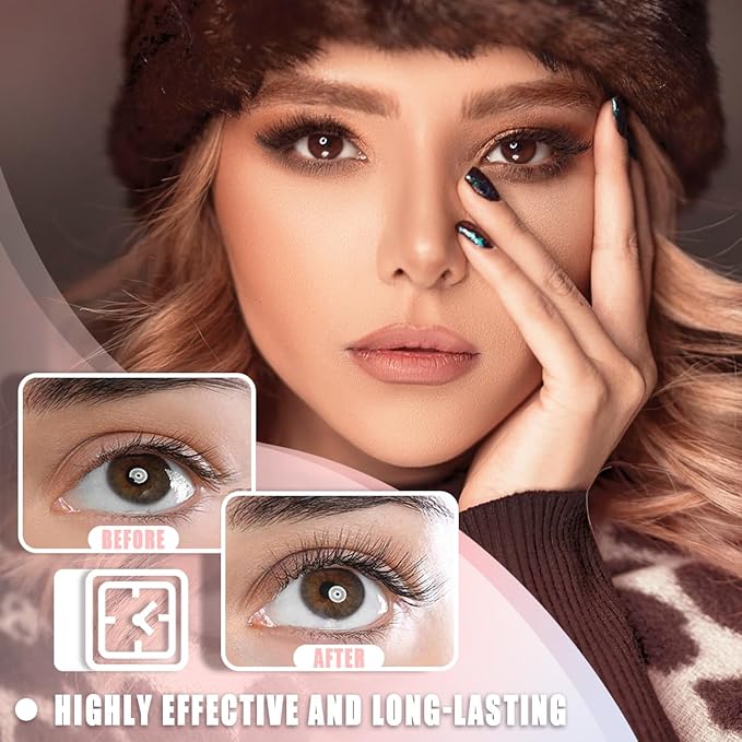 Pinkiou Heated Eyelash Curler for Women 10s Fast Heating Electric Lash Curler with 2 Temp Modes & Skin-Friendly Silicone Pad, USB-C Rechargeable Portable Eye Lash Curler for Long Lasting Natural Curls