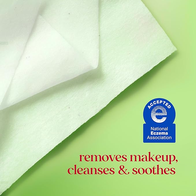 Burt's Bees Aloe Vera Face Wipes, for Sensitive Skin, Soothing Makeup Remover & Facial Cleansing Towelettes, 30 Ct. (18-Pack)