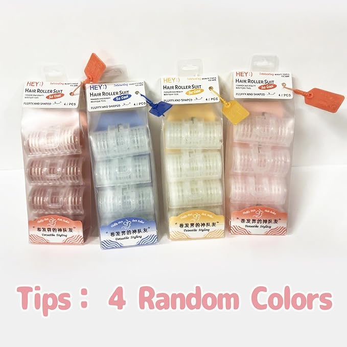 Hair Rollers for for Bangs Hair Rollers Hair Curlers,Hair Curlers Bang Curler Roller(4 Pcs)