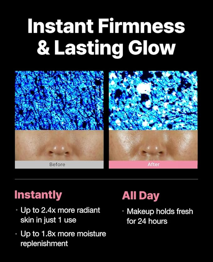 Delere Caviar Glow Soothing Mist | Korean Glass Skin Spray Serum with 5% Caviar & Squalane - Instant 3-Second Radiance & Makeup Setting – Anti-Aging Collagen Booster for Sensitive Skin, 3.4oz