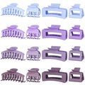 Hair Claws 16 Pcs Hair Clips for Women Thin Thick Curly Hair Large and Small Matte Banana Clips Strong Hold Nonslip
