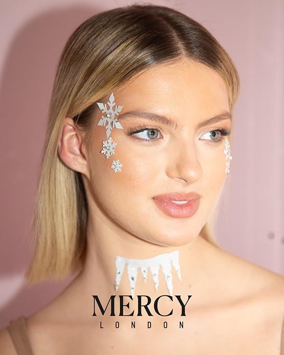 Ice Queen Face Jewels Mercy London Frozen Costume Accessories Gems All In One Halloween Stick On Elsa Icy