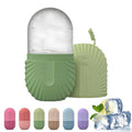 Ice Roller For Face And Eye, Reusable Ice Face Roller, Facial IceRoller, IceGlobes For Faces, Silicone Massage IceMold, IceRoller Skin Care Tool, Massage Facial Ices Tray For Women Girl(green)