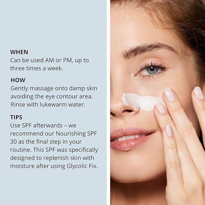 Nip + Fab Glycolic Fix Scrub (2.5 fl oz) – 3% Glycolic Acid 3-in-1 Facial Exfoliator – Brightening AHA Face Scrub with Salicylic Acid for Smooth Radiant Skin