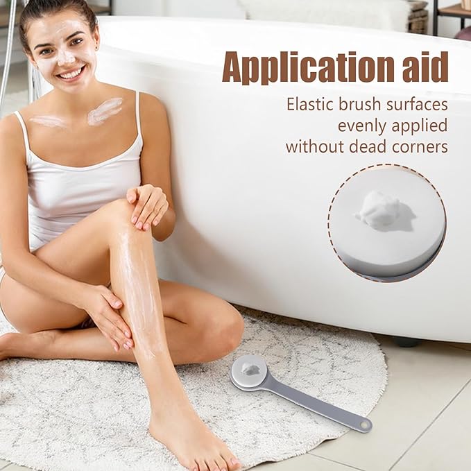 Back Applicator for Lotion - Body Oil Applicator Tool |Back Ointment Spreader, Body Balm Handle Tool, Anti-Slip Grip Moisturizing Oils Apply Tool for Athletes Teens Boys Youth Women Elderly
