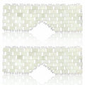 ZOOFOX 2 Pieces Jade Eye Mask, Green Jades Stone Cooling Sleep Eye Masks, Weighted Facial Mask with 100% Real Jade for Hot and Cold Therapy to Eliminate Wrinkles, Puffiness, Irritation and Anti Aging