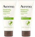 Aveeno Positively Radiant Skin Brightening Exfoliating Daily Facial Scrub,Moisture-Rich Soy Extract,helps improve skin tone & texture,Oil-& Soap-Free,Hypoallergenic,Travel Size,2 oz,(Pack of 2)