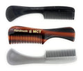 GENTS Mustache and Beard Styling Comb, pocket sized (Tortoise, Black, Grey, 3 Pack)