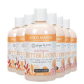 Ginger Lily Farms Botanicals Soothing Butter Lotion for Dry Skin, Coco Mango, 100% Vegan & Cruelty-Free, Coconut Mango Scent, 12 Fl Oz (Pack of 6)