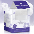 Face Towels, Disposable Face Towelette, Makeup Remover Dry Wipes 50 Count, Soft Cotton Dry Wipes Facial Cloths Towelettes for Washing and Drying, Facial Tissue for Cleansing, Skincare