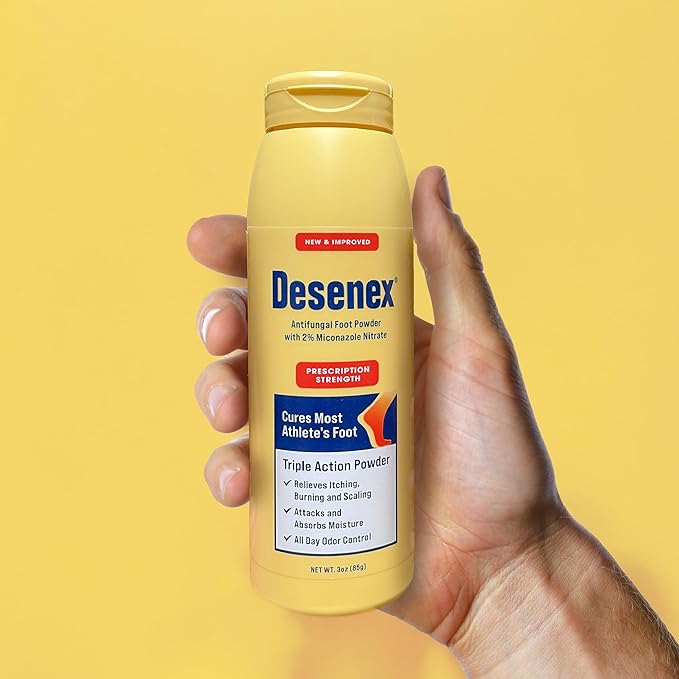 Desenex Foot Powder | For Athlete's Foot | 3 Ounce | Pack of 2 | Shake Formula