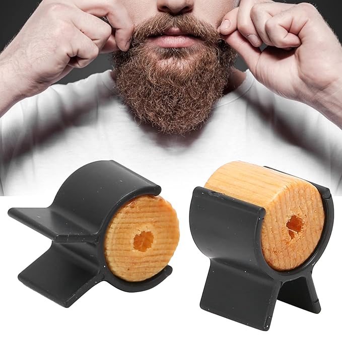Training Wheels, Mustache Curler, Beard Shaping Tool, Mustache Curler For Men Handlebar Mustache Training Wheel Mustache Styling Template Beard Shaper For Men Father Boy