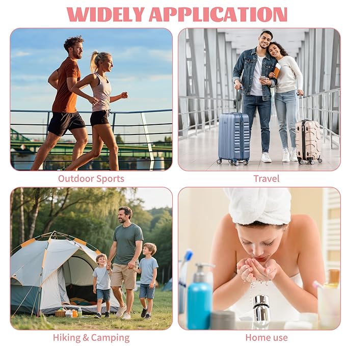 Compressed Disposable Face Towel, Thicker Individually Packaged Compressed Towels Dry Wipes, 30 PCS Large Size Coin Tissue Portable Washcloth for Travel Camping Hiking Outdoor Sports Beauty Salon