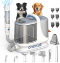 oneisall Dog Grooming Vacuum, 13000Pa Powerful 3L Dust Cup Pet Vacuum with Clipper Nail Grinder & Shedding Brush, 7 in 1 Dog Grooming Kits, Quiet, Large Capacity 3 Suction Levels, BM3