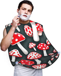 Tahiti Beach Print Beard Bib Shaving Apron, Beard Hair Trimming Cape Gift For Dad