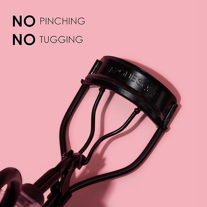 JAPONESQUE Pro Performance Eyelash Curler for Almond, Monolid or Hooded Eyes, Eye Lash Curler Delivers Sweeping Lash Volume & Eye Opening C Curl, Ergonomic Precision-Crafted Pivot Design