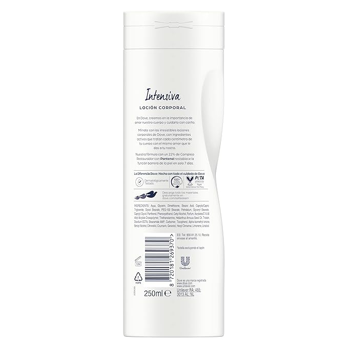 Dove Intense Nourishment Body Lotion 250ml
