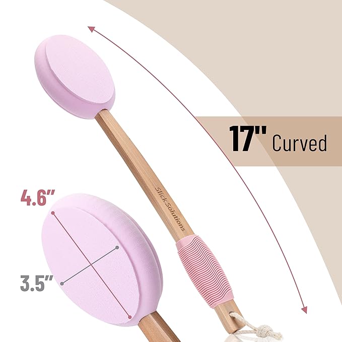 Slick- Lotion Applicator, 17 inch, Applicators for Your Back, Back Applicator Lotion, Certified Organic, Easy Reach Washable, Applicators, Self Tanner for All Skin Tone
