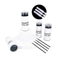 i-Laesh 400pcs Disposble Micro Applicators Brushes for Eyelash Extension Cotton Swabs Makeup Oral and Personal Care Mini Grafted Bottled Remove Glue - Black (Bottled - Pro Grip)