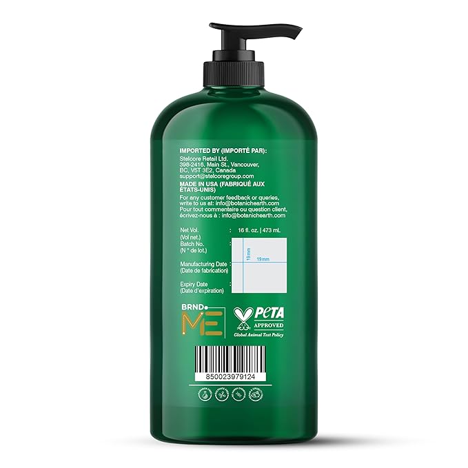 Botanic Hearth Eucalyptus & Tea Tree Body Wash – Refreshing & Invigorating Shower Gel for Men & Women, Helps Soothe Skin, Sulfate & Paraben Free – 16 fl oz