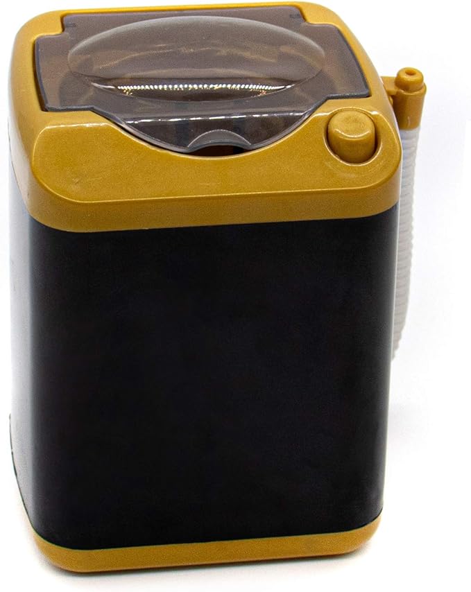 AUEAR, Makeup Brush Sponge Washing Machine Cleaner Device Plastic Automatic Cleaning (Black, Comes with Bucket)