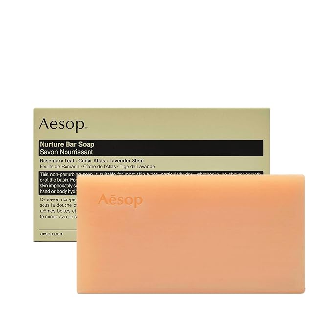 Aesop Nurture Bar Soap | Moisturizing Body Cleansing Bar with Shea Butter for Dry Skin | 5.2 oz