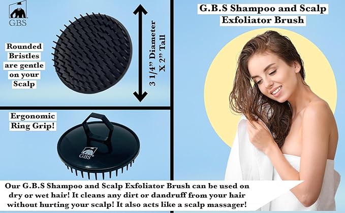 Wave Detangling Brush Set for Curly Hair, Thick, Straight & Natural Hair - Gentle Detangler Hair Brush for Women, Kids & Toddlers with Flexible Bristles -Hairbrush for Wet & Dry detangle