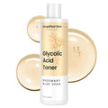 Glycolic Acid Toner for Face - 8% Facial Toning Solution - Hydrating, Anti-Aging, Exfoliates Skin with AHA, Aloe Vera, & Rosemary Extract for Women & Men - 8 Fl Oz