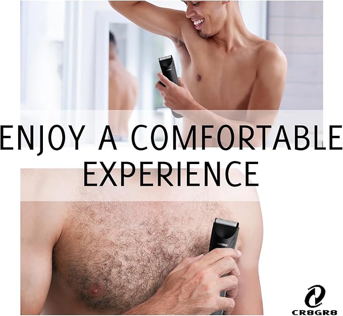 CR8GR8 Professional Guide Comb Fit Cutting Guider for Manscaped 3.0,4 Pack 8 Cutting Lengths from 1/8"-1/2" Inch Fit The Lawn Mower 3.0 Groin Hair Trimmer