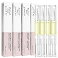 Cuticle Oil Pen, Cuticle Oil for Nail Strengthener, Radiant Nail Growth Oil with Tea Tree Oil, Cuticle Remover Pusher Oil Pen, 4 Pack