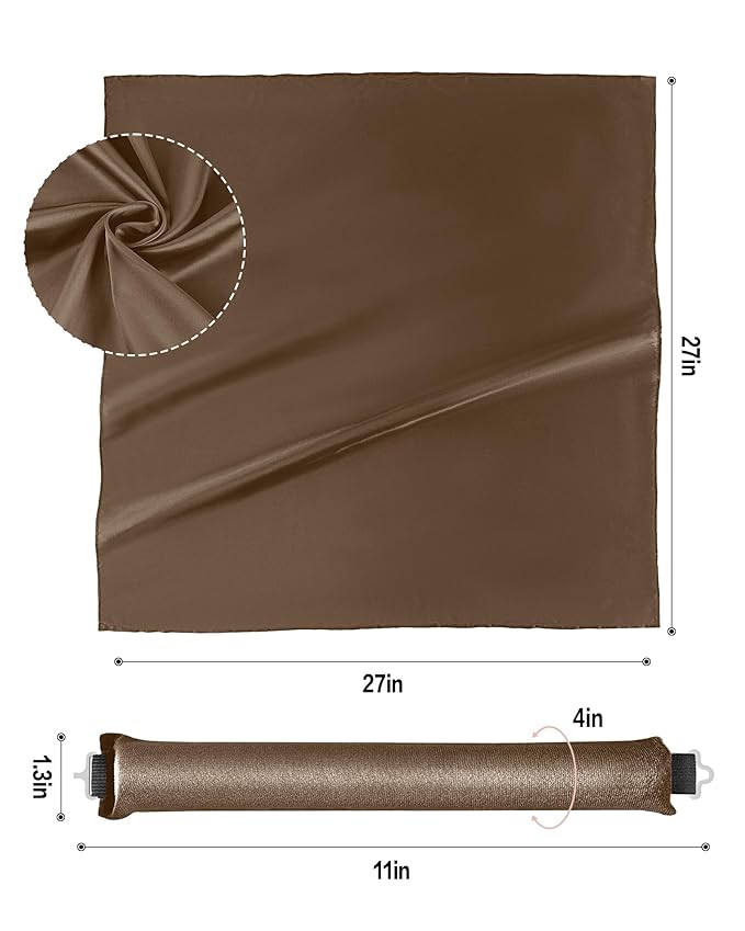 Heatless Curls Overnight with Satin Head Scarf, Velvet Hair Rollers for Blowout Look, No Heat Curling Rod for Long Thick Hair, Soft Sleep In Flexi Rods