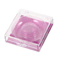 6pcs Square Glitter Eyelash Box Lash Tray Holder False Eyelash Case for Extensions